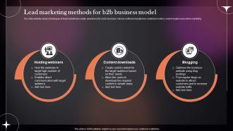 Lead Marketing Methods For B2b Business Model