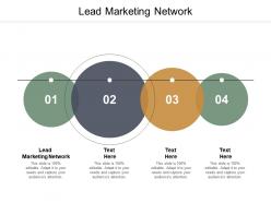 Lead marketing network ppt powerpoint presentation infographics guide cpb