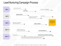 Lead Nurturing Campaign Process Validate Info Ppt Powerpoint Presentation Model Example