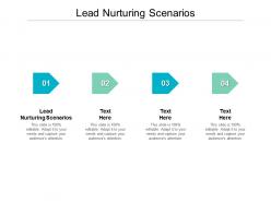 Lead nurturing scenarios ppt powerpoint presentation ideas themes cpb