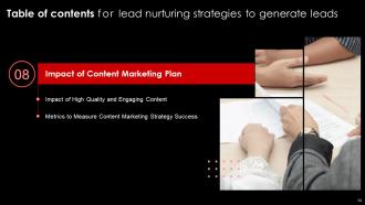 Lead Nurturing Strategies To Generate Leads Powerpoint Presentation Slides