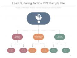 Lead nurturing tactics ppt sample file