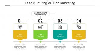 Lead nurturing vs drip marketing ppt powerpoint presentation layouts demonstration cpb