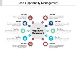 Lead opportunity management ppt powerpoint presentation file background designs cpb
