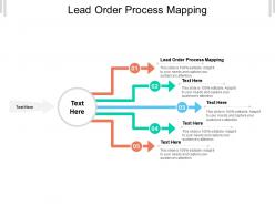 Lead order process mapping ppt powerpoint presentation icon format cpb