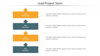 Lead project team ppt powerpoint presentation gallery clipart images cpb