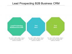 Lead prospecting b2b business crm ppt powerpoint presentation slides ideas cpb