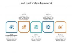Lead qualification framework ppt powerpoint presentation ideas examples cpb