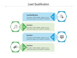 Lead qualification ppt powerpoint presentation ideas structure cpb