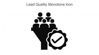 Lead Quality Monotone Icon In Powerpoint Pptx Png And Editable Eps Format