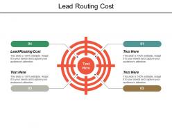 Lead routing cost ppt powerpoint presentation pictures deck cpb