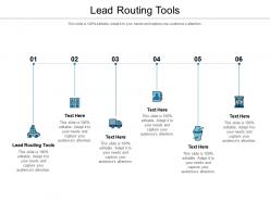 Lead routing tools ppt powerpoint presentation ideas tips cpb