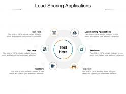 Lead scoring applications ppt powerpoint presentation file pictures cpb