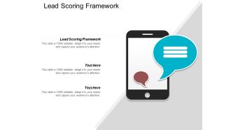 Lead scoring framework ppt powerpoint presentation portfolio topics cpb