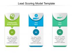 Lead scoring model template ppt powerpoint presentation summary design ideas cpb