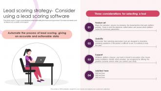 Lead Scoring Strategy Consider Using A Lead Streamlining Customer Lead Management Workflow