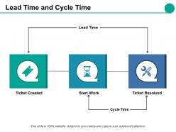 Lead time and cycle time ppt styles images