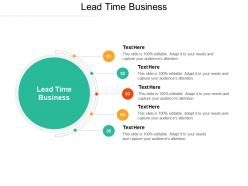 Lead time business ppt powerpoint presentation diagram templates cpb