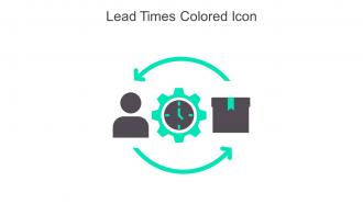 Lead Times Colored Icon In Powerpoint Pptx Png And Editable Eps Format
