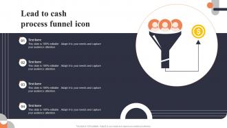 Lead To Cash Process Funnel Icon