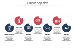 Leader adjective ppt powerpoint presentation slides file formats cpb