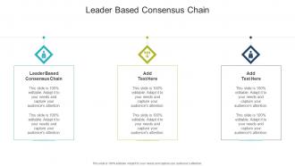 Leader Based Consensus Chain In Powerpoint And Google Slides Cpb