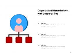 Leader Icon Organization Hierarchy Transformation Teammates Workforce