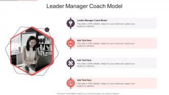 Leader Manager Coach Model In Powerpoint And Google Slides Cpb