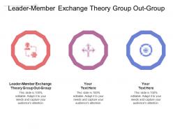 Leader member exchange theory group out group ppt powerpoint presentation icon format cpb
