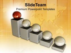 Leader on top of bar graph global issues powerpoint templates ppt themes and graphics 0213