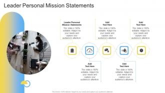Leader Personal Mission Statements In Powerpoint And Google Slides Cpb