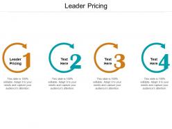 Leader pricing ppt powerpoint presentation outline graphics design cpb
