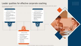 Leader Qualities For Effective Corporate Coaching