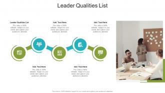 Leader Qualities List In Powerpoint And Google Slides Cpb