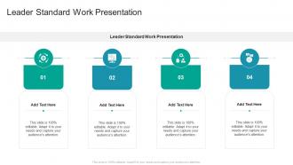 Leader Standard Work Presentation In Powerpoint And Google Slides Cpb