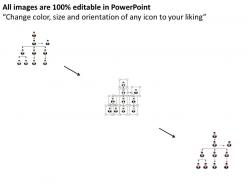 Leader team organizational chart flat powerpoint design