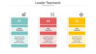 Leader Teamwork In Powerpoint And Google Slides Cpb