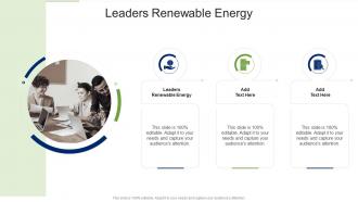 Leaders Renewable Energy In Powerpoint And Google Slides Cpb