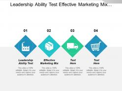 Leadership ability test effective marketing mix communication strategies cpb