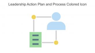 Leadership Action Plan And Process Colored Icon In Powerpoint Pptx Png And Editable Eps Format