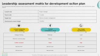 Leadership Action Plan Powerpoint Ppt Template Bundles Unique Slides