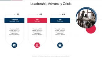 Leadership Adversity Crisis In Powerpoint And Google Slides Cpb