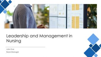 Leadership And Management In Nursing PPT Graphics AT