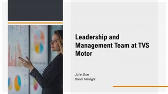 Leadership And Management Team At TVS Motor PPT Information AT