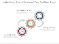 Leadership and strategic management powerpoint slides designs