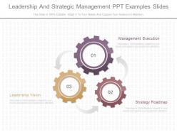 Leadership and strategic management ppt examples slides