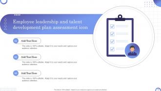 Leadership And Talent Development Powerpoint PPT Template Bundles Interactive Engaging