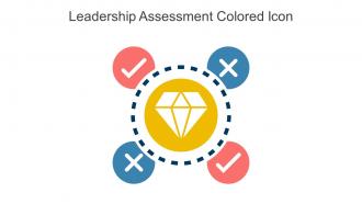 Leadership Assessment Colored Icon In Powerpoint Pptx Png And Editable Eps Format