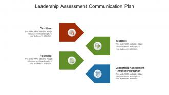 Leadership assessment communication plan ppt powerpoint presentation infographics designs cpb