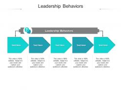Leadership behaviors ppt powerpoint presentation layouts icons cpb